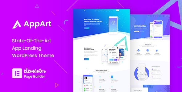 AppArt – Creative WordPress Theme For Apps, Saas & Software