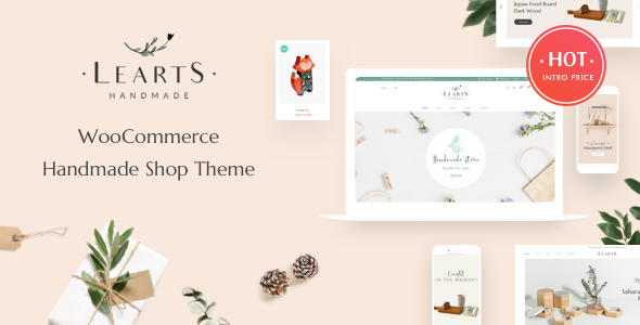 Handmade Shop WooCommerce WordPress Theme – LeArts