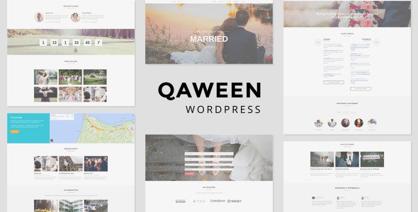 Qaween – Wedding WordPress Theme