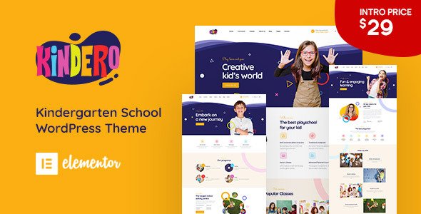 Kindero – Kindergarten School WordPress Theme