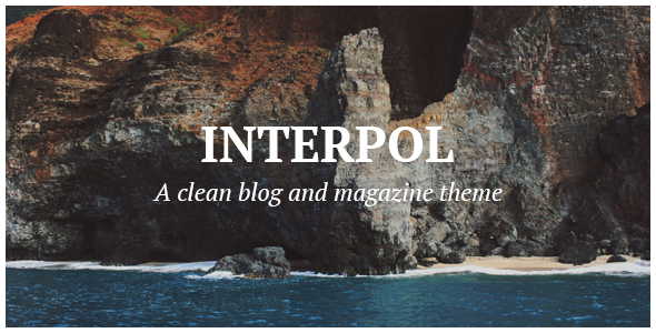 Interpol – A Clean WordPress Blog Theme