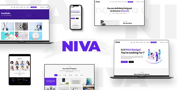 Niva –  Creative Agency WordPress Theme