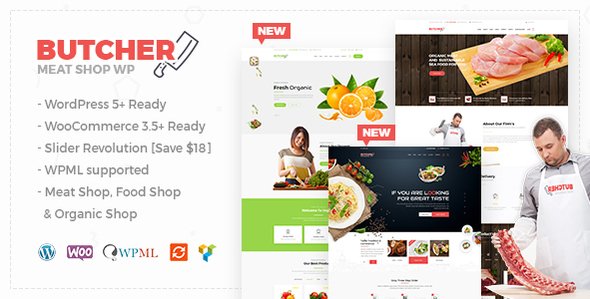 Butcher – Meat Shop WooCommerce WordPress Theme