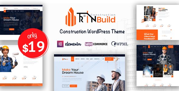Rin Build – Construction Company WordPress Theme