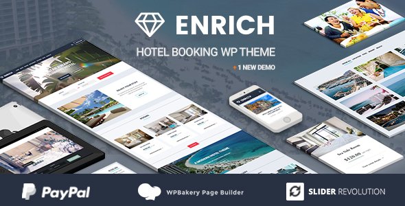 Enrich – Hotel Booking WordPress Theme