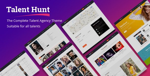 Talent Hunt –  Model Management WordPress CMS Theme