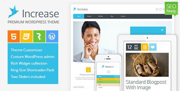 Increase – Premium Business WordPress Theme