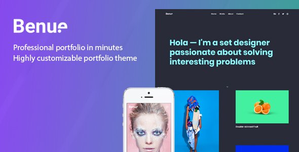 Benue – Creative Portfolio WordPress Theme