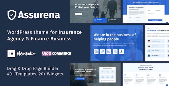 Assurena – Insurance Agency WordPress Theme