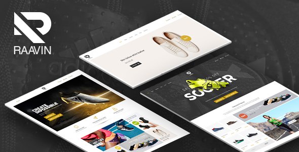 Raavin – Responsive WooCommerce WordPress Sport Shoes Theme