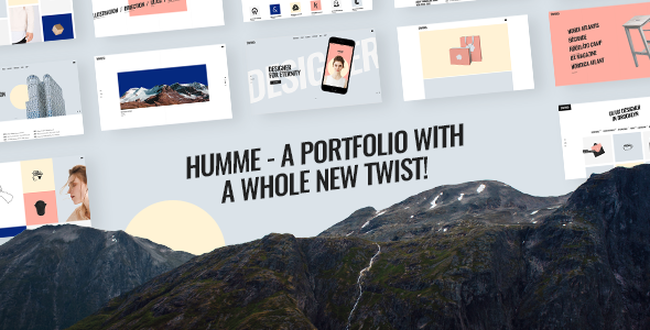 Humme – Design Portfolio Theme