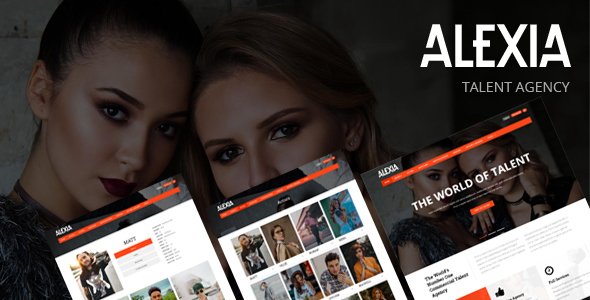 Alexia – Model Agency WordPress Theme