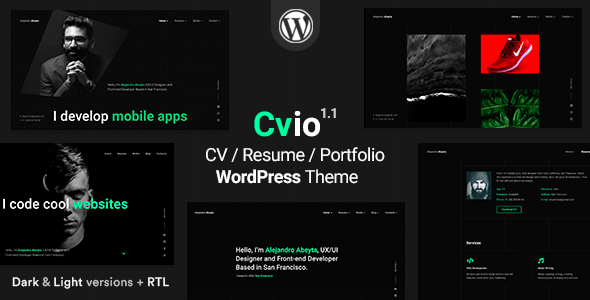 Cvio | CV/Resume Theme