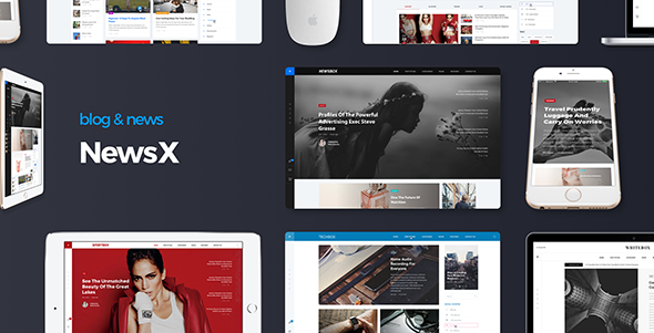 NewsX – Powerful Blog and Magazine WordPress theme