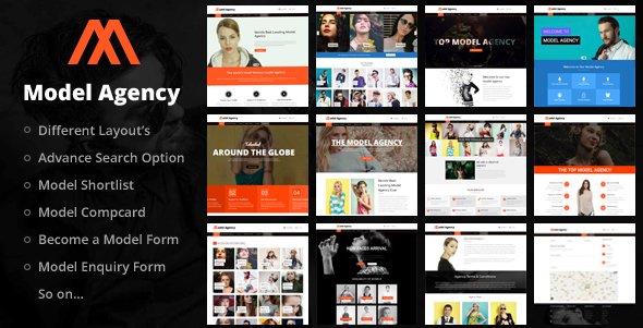 Models – Fashion Agency WordPress Theme