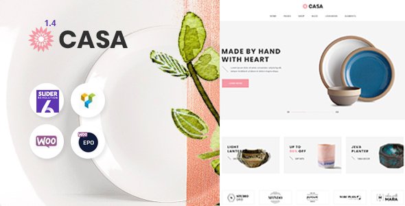 Casa – Furniture Ceramics WooCommerce Theme