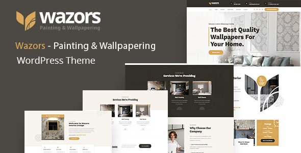 Wazors – Painting & Wallpapering WordPress Theme