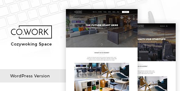 CoWork – Open Office & Creative Space WordPress Theme