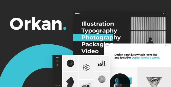 Orkan – Artist and Design Agency Portfolio Theme