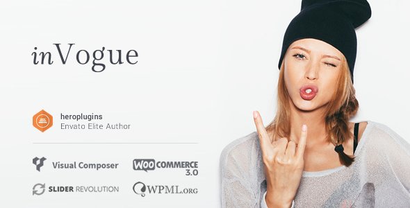 inVogue – WordPress Fashion Shopping Theme