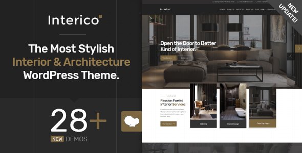 Interico – Interior Design & Architecture WordPress Theme