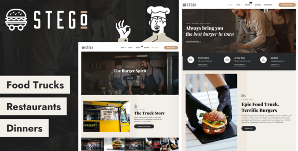 Stego – Food Truck & Restaurant Theme