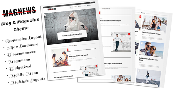 Magnews – Clean Blog and Magazine Theme