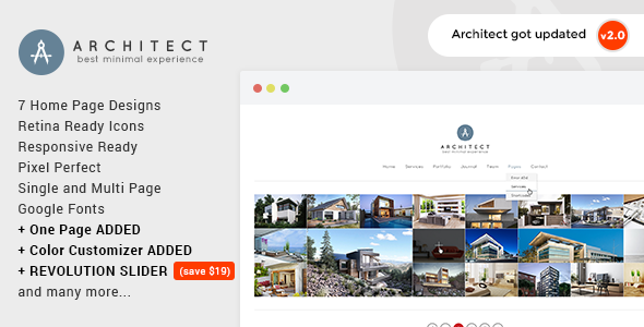 Architect – Creative Agency WordPress Theme