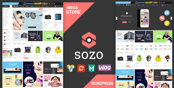 SOZO – Full Screen Mega Shop Theme