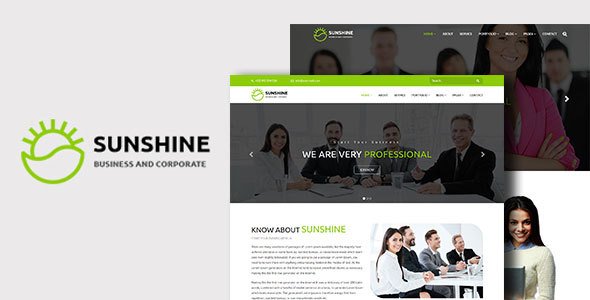 Sunshine – Best Corporate & Business WordPress Theme