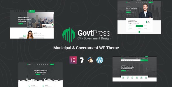 GovtPress – Municipal and Government WordPress Theme