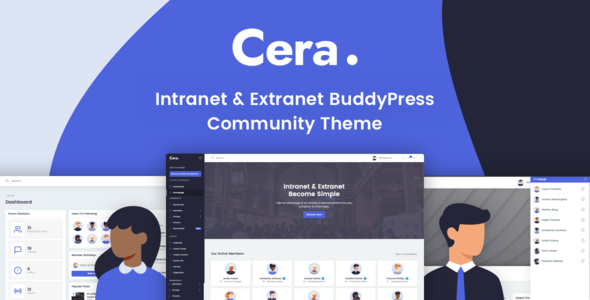 Cera – Intranet & Community Theme