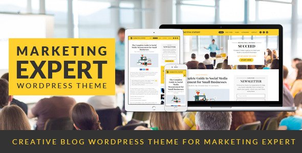 Expert – Blog WordPress Theme for Marketer