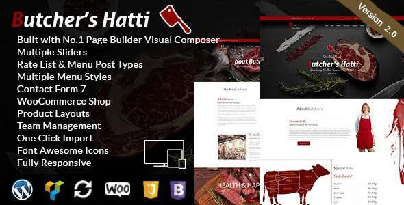 Butcher’s Hatti – Butcher & Meat Shop Woocommerce WordPress Theme