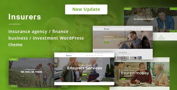 Insurers – Insurance Agency WordPress Theme