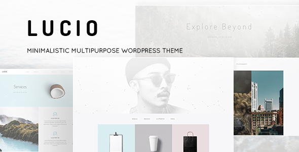Lucio – Clean and Minimal Portfolio and Agency WordPress Theme