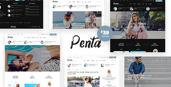 Penta – A Responsive Blog WordPress Theme
