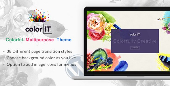 ColorFolio – Freelance Designer WordPress Theme