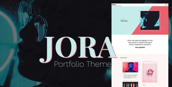 Jora – an Exquisite Portfolio WordPress Theme