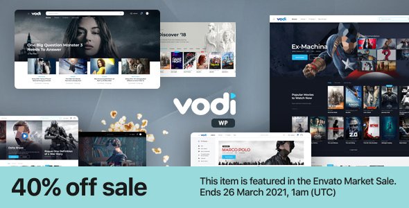 Vodi – Video WordPress Theme for Movies & TV Shows