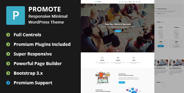 Promote – Single Agency WordPress Theme
