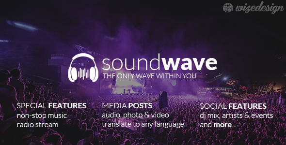 SoundWave – The Music Vibe WordPress Theme