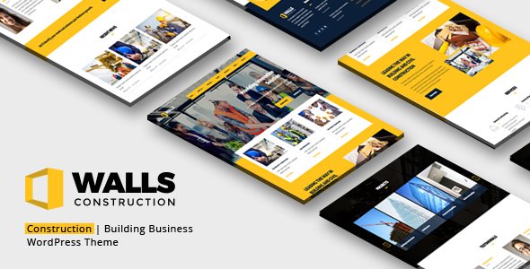 Walls WP – Construction Company WordPress Theme