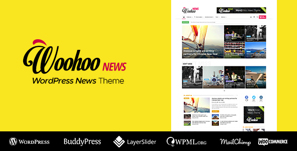WooHoo – Newspaper Magazine News BuddyPress AMP