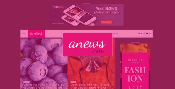aNews – WordPress Theme for Magazine and Blog