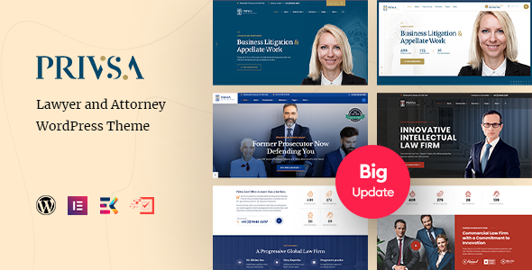 Privsa – Attorney and Lawyer WordPress Theme