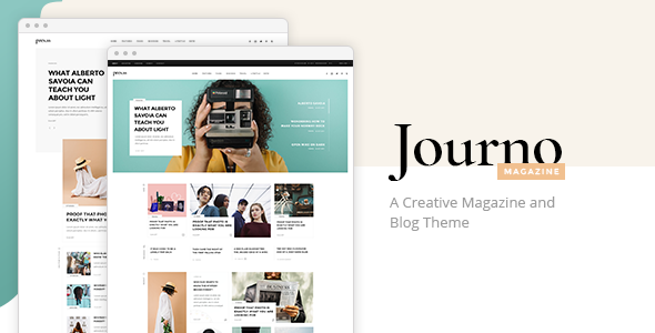 Journo – Creative Magazine & Blog Theme