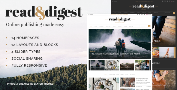 Read and Digest – Newspaper Theme