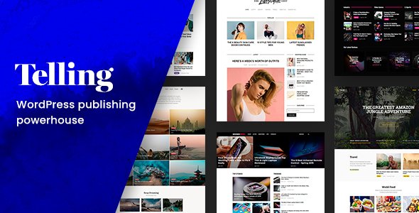 Telling – Multi-Concept News and Publishing Theme