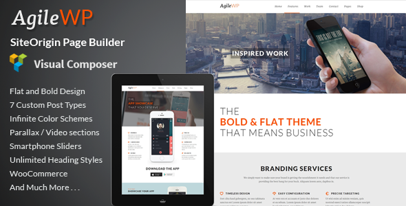 Agile – Multi-Purpose App Showcase WordPress Theme